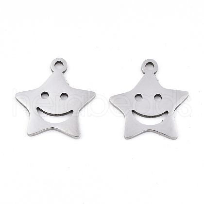 201 Stainless Steel Pendants STAS-S081-021-1