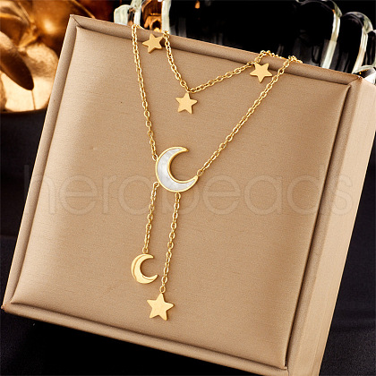 304 Stainless Steel Cubic Zirconia Pendant Necklaces FS-WG8DFC4-02-1