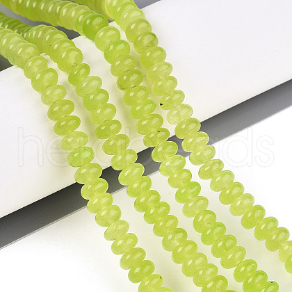 Dyed Natural White Jade Beads Strands G-T139-59A-12-1