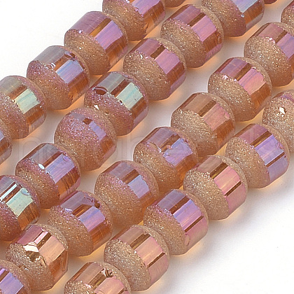 Electroplate Glass Bead Strands EGLA-S131-6mm-A05-1