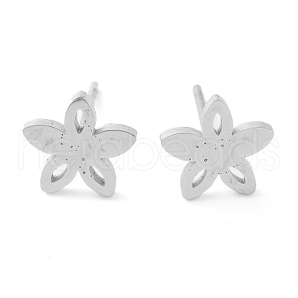 Non-Tarnish 304 Stainless Steel Stud Earrings EJEW-M242-04P-1