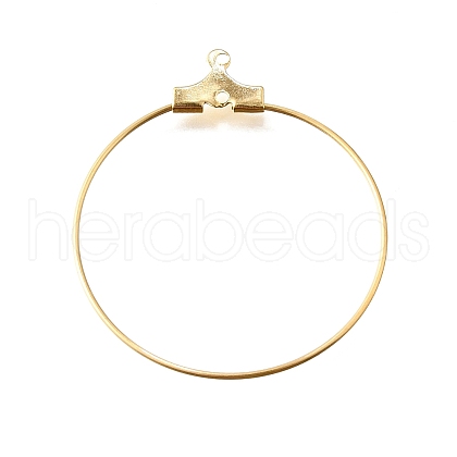 PVD Vacuum Plating 304 Stainless Steel Pendants STAS-T031-20-30mm-G-1