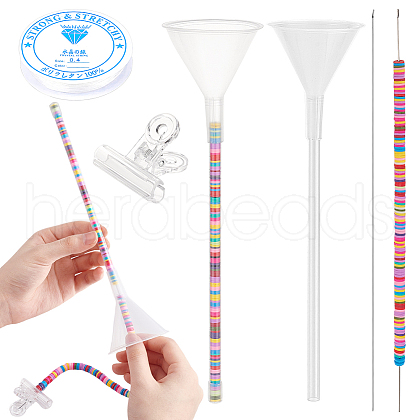 Transparent Beading Funnel AJEW-WH0567-05-1