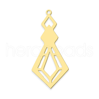 201 Stainless Steel Pendants STAS-S105-LA741-2-1