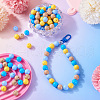 Opaque Acrylic Beads OACR-TAC0014-06J-7