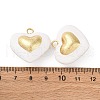 Brass Enamel Pendants KK-S525-13G-4