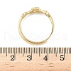Brass Adjustable Finger Rings for Women RJEW-C132-01A-G-3