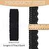 15 Yards Cotton Embroidery Bowknot Lace Ribbons OCOR-WH0045-35B-2