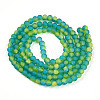 Crackle Glass Beads Strands GLAA-N009-6mm-10-2