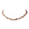Natural Black Gold Rutilated Quartz Beaded Necklaces NJEW-JN05295-2