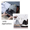 Givenny-EU 8Pcs 4 Colors Blank Non-Woven DIY Craft Drawstring Storage Bags ABAG-GN0001-10B-14