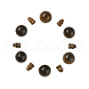 Natural Tiger Eye Buddhist Beads G-TA0001-02A-1
