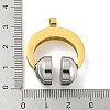Ion Plating(IP) 304 Stainless Steel Pendants STAS-M329-04G-3