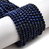 Natural Lapis Lazuli Beads Strands G-L621-B10-4mm-A-2
