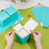 Square Kraft Paper Necklace Earring Storage Gift Boxes CON-WH0095-90A-02-3