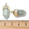 Natural Amazonite Faceted Pendants G-G181-03G-08-3