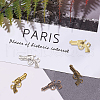 SUNNYCLUE 60Pcs 5 Colors Zinc Alloy Revolving Pistol Necklace Pendants FIND-SC0001-99-3