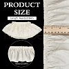 FINGERINSPIRE Cotton Pleated Lace Trim Ribbon OCOR-FG0002-63A-01-2