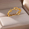 Heart with Thorns Alloy Finger Rings FS-WG4A080-01-2