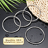 Gorgecraft 6Pcs 304 Stainless Steel Jump Rings STAS-GF0001-14-4