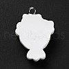 Mother's Day Opaque Resin Pendants RESI-G043-F06-4