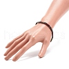 Natural Dragon Blood Column & Synthetic Hematite Stretch Bracelet BJEW-JB08458-02-3