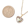 Natural Paua Shell Pendant Necklaces NJEW-JN05141-02-3