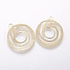 Iron Filigree Pendants IFIN-F158-21G-2