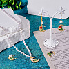  16Pcs 4 Colors Alloy Enamel Pendants ENAM-TA0002-29-7