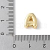Brass Micro Pave Clear Cubic Zirconia Initial Multi-strand Links KK-S520-01G-01-3