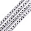 Tarnish Resistant 304 Stainless Steel Box Chains CHS-K012-02B-P-1