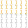 DICOSMETIC 40Pcs 2 Colors 304 Stainless Steel Charms STAS-DC0012-66-1