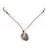 Mother's Day Jewellery Summer Beach Natural Cultured Freshwater Pearl & Natural Shell Pendant Necklaces NJEW-JN05100-05-3