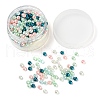 300Pcs Baking Painted Pearlized Glass Pearl Round Beads HY-FS0001-04-2