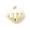 Rack Plating Brass Enamel Pendants KK-S366-05G-2