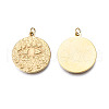 Ion Plating(IP) 304 Stainless Steel Pendants STAS-F256-041G-2