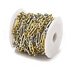 Ion Plating(IP) 304 Stainless Steel Two-Tone Link Chains CHS-M006-06PG-2
