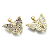 Brass Micro Pave Cubic Zirconia Pendants ZIRC-N039-044-NF-2