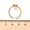 304 Stainless Steel Cuff Rings RJEW-D308-01G-B-5