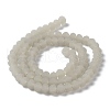 Imitation Jade Solid Color Glass Beads Strands EGLA-A034-J8mm-MD10-3