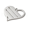 Non-Tarnish 304 Stainless Steel Pendants STAS-K270-19P-2