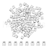 FIBLOOM 100Pcs Brass Beads KK-FI0001-03A-1