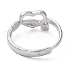 304 Stainless Steel Hollow Heart Adjustable Rings RJEW-D006-15P-3