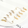 304 Stainless Steel Leaf Stud Earrings for Women EJEW-R008-02G-2