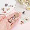 WADORN 10Pcs 5 Colors Zinc Alloy Suspension Clasps FIND-WR0011-08-3