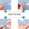 Unicraftale DIY Stainless Steel Finger Ring Making Kits DIY-UN0002-29P-6