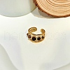 Natural Tiger Eye Finger Rings WG00F31-03-3