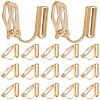SUNNYCLUE 20Pcs Brass Clip-on Earring Findings KK-SC0004-81KCG-1
