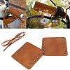 ANATTASOUL 2 Sets 2 Colors Imitation Leather Motorbike Handle Ccover AJEW-AN0007-41-3