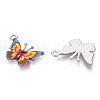 Printed Alloy Pendants PALLOY-R111-14F-1